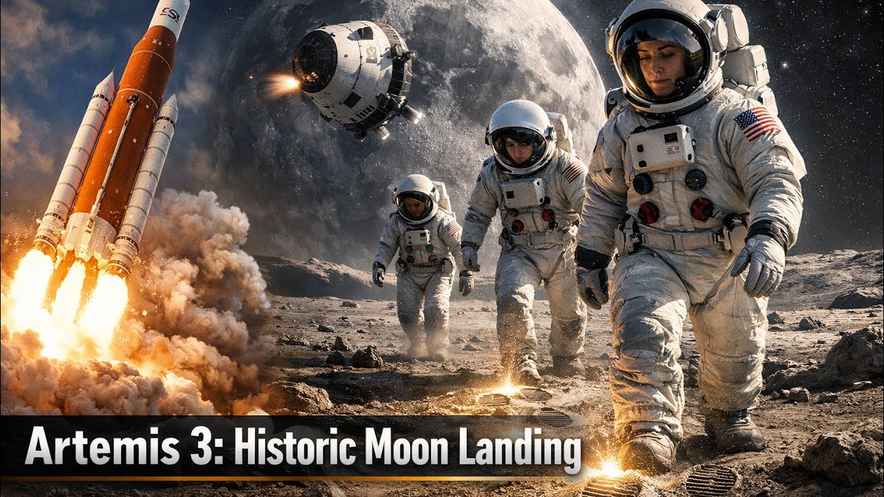 Artemis 3 Moon Landing Explained 🌕 NASA எப்படி மீண்டும் Moon-க்கு போகுது? | Tamil Space Video