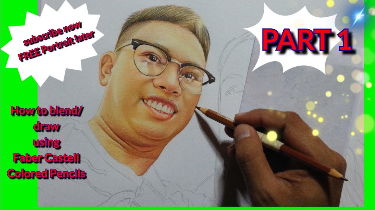 How to blend Faber Castell Colored Pencils YouTube