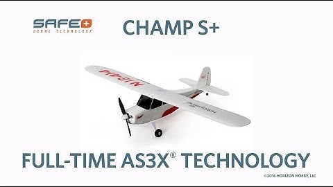 Understanding AS3X on the HobbyZone Champ S+ RTF and BNF