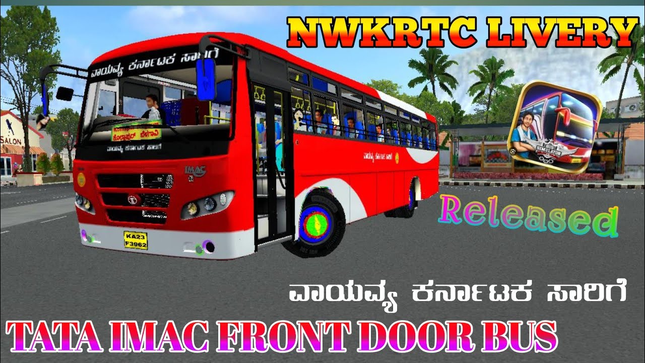 ⛔TATA IMAC NWKRTC RED LIVERY 🔥 FREE LIVERY 💥🔥ಕನ್ನಡಿಗಾ🗽