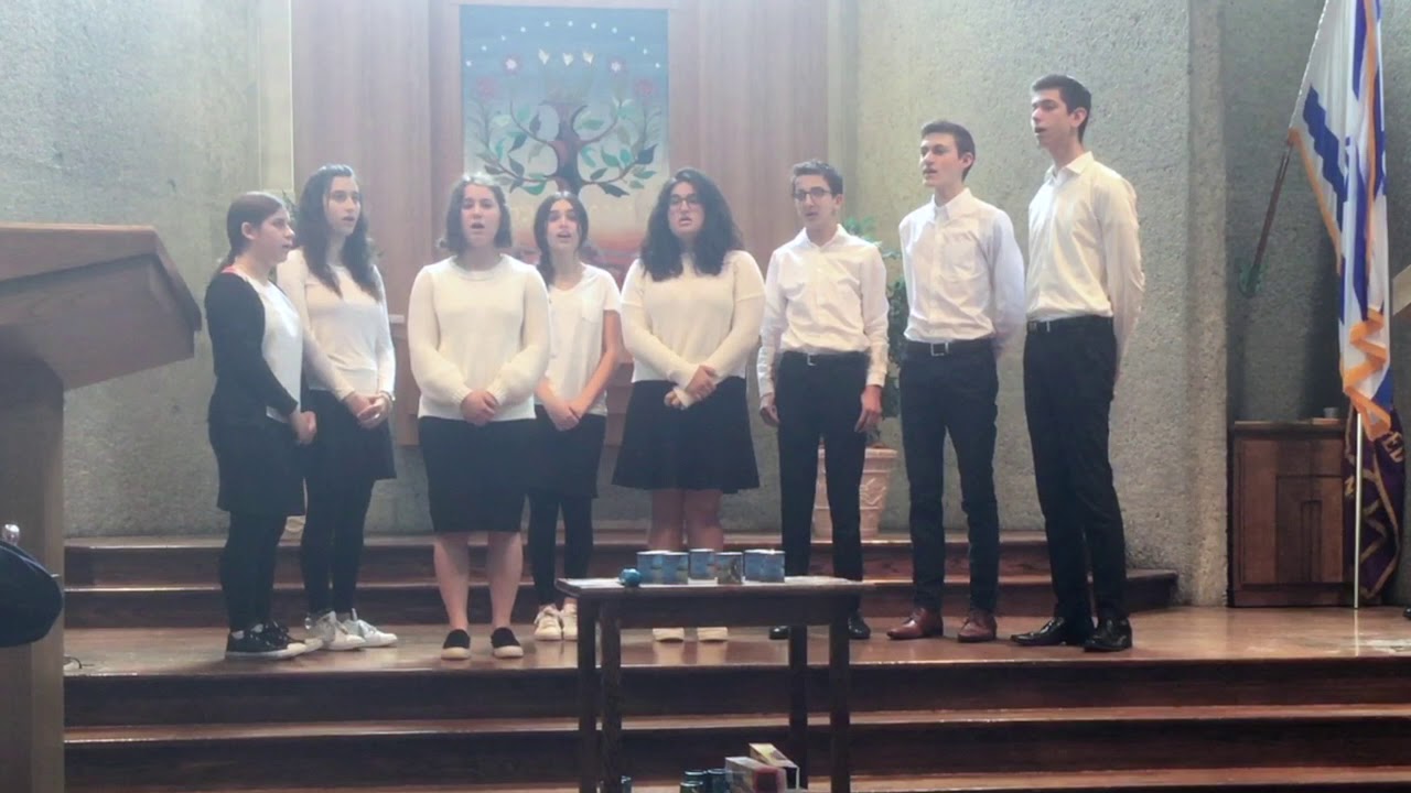 SAR HS choir singing at the Mickey Marcus Memorial at West Point Military Academy 4/29/18