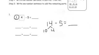Grade 1, Module 2, Lesson 29, Problem Set 1