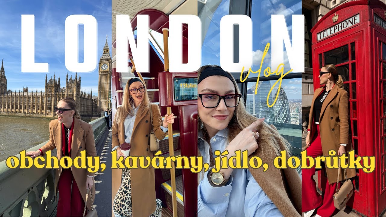 Nebezpečný dvoupatrový autobus | kde jíst a mlsat v Londýně🇬🇧