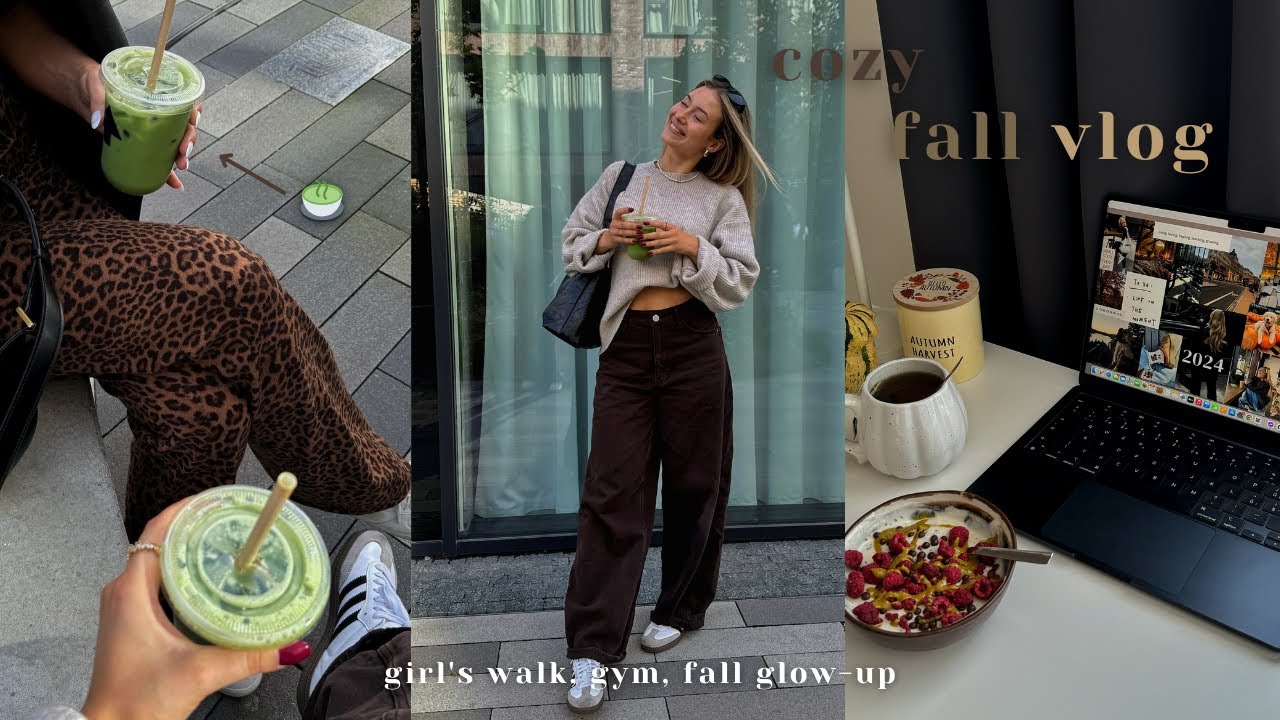 JESENNÝ VLOG 🍂 / fall glow-up, prechádzky Prahou, gym, beh
