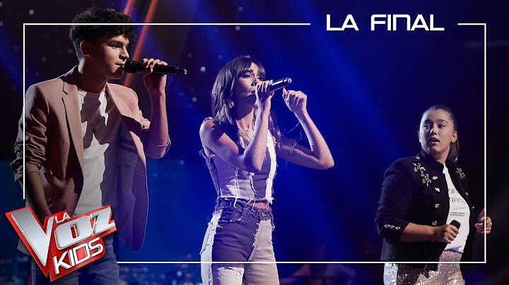 Aitana, Manuel and Rocío - Más de lo que aposté | Final | The Voice Kids Antena 3 2021