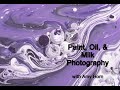 Macro Photography with Paint, Oil and Milk