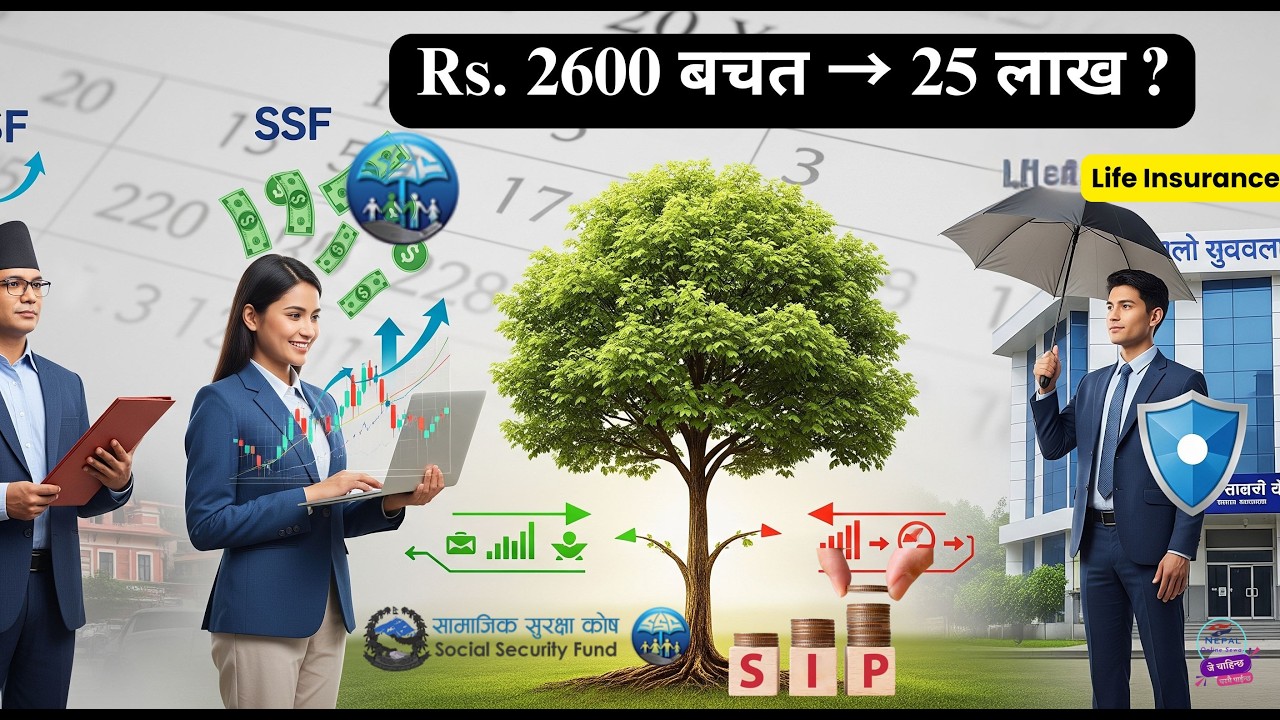 SSF vs SIP vs Life Insurance | २० वर्षमा कुन Plan Best हुन्छ ? || Rs. 2600/Month
