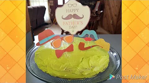 Baking Cake and Making Butter Cream Icing on Father's Day | Clay's Family Vlog