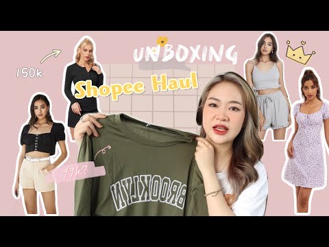 Video [Shopee Haul| UNBOXING đồ mùa hè #lovito | Give away... - youtube