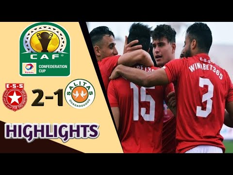 Etoile du Sahel vs Salitas(2-1)EXTENDED Highlights (Caf confederation Cup.GEN X)