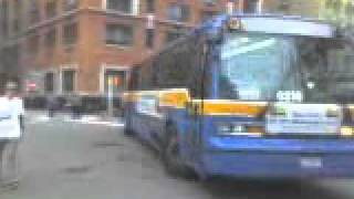 The MetroCard Bus 1991 TMC RTS-06 #8319 Leaving the Bus Festival