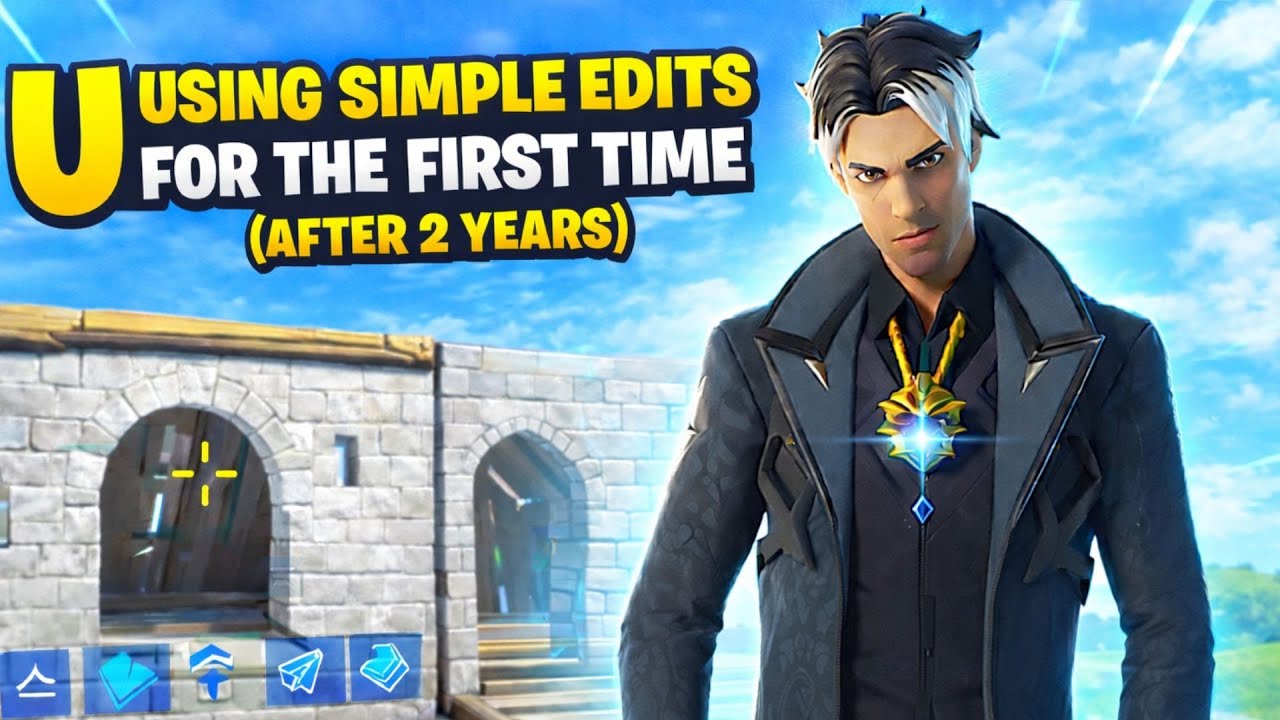 Simple Edits in Fortnite: First Time EVER After 2 Years! 🎉🔨👾
