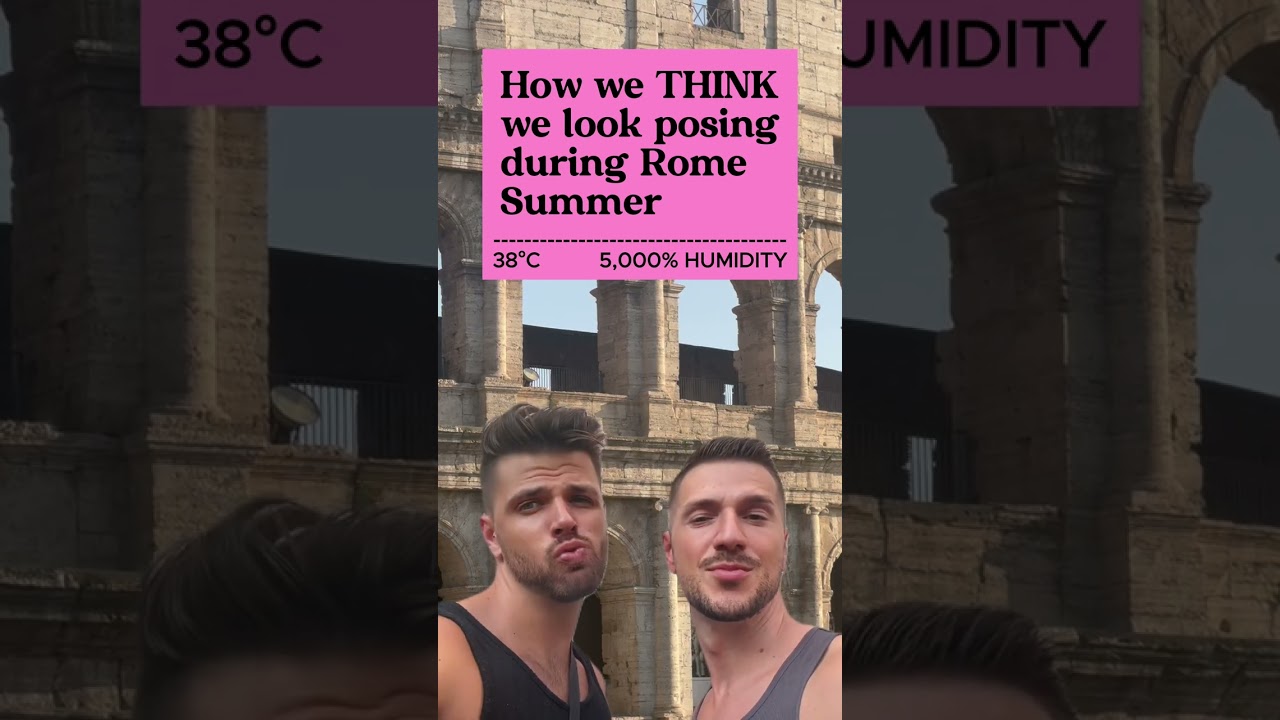 100 degree Fahrenheit days (38 degree Celsius) does not make for a good look no matter how hard we try.

#rome #roma #rometravel #rometravelguide #romesummer #heatwave