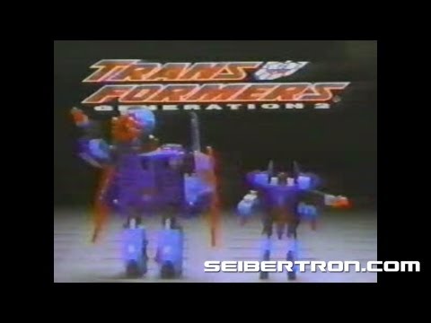 Transformers G2 Dreadwing and Smokescreen Generation 2 commercial 1994 #1