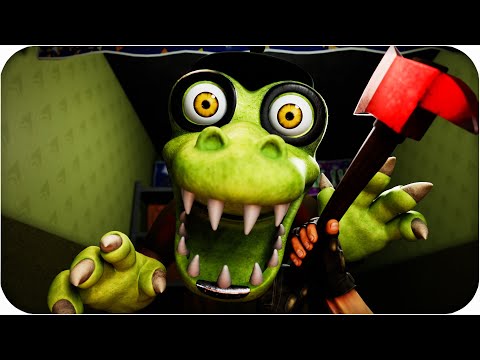 Willy's Wonderland Animatronics Counter Jumpscare (Arty Alligator)