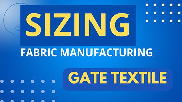 Sizing Process in Fabric Manufacturing | Textile Engineering and Fibre Science #fabric #textiles