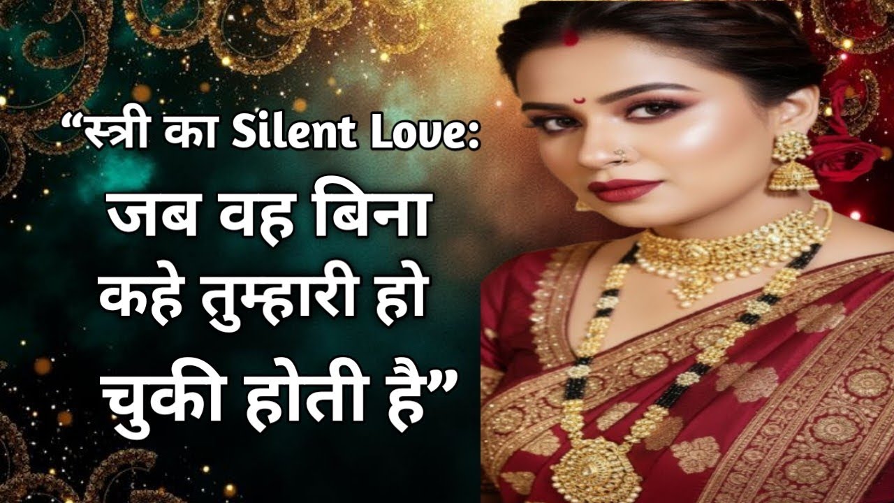 “स्त्री का Silent Love: जब वह बिना कहे तुम्हारी हो चुकी होती है”