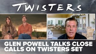Twisters cast dodges real tornadoes on set