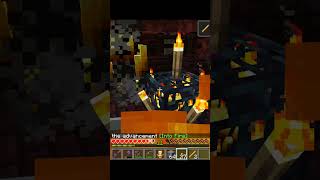Deactivating the Blaze spawner #minecraft #minecraftgameplay #gaming #blaze #deactivatingspawner