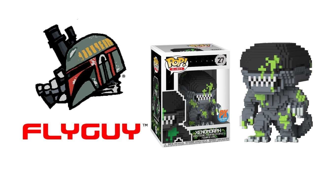 Funko Pop Horror: 8-Bit Alien (Blood Splattered Version) Vinyl Figure  Review | By @FLYGUY