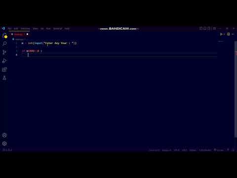Leap Year Program in Python | SPACE CODE