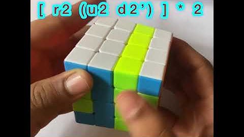 How to do 2 Face Donut Pattern🍩 On a 4*4 RuBik’s Cube#4*4RuBik’sCube#populartoy#4*4patterntutorial