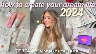 2024 ULTIMATE RESET GUIDE ‍♀ new year goal setting, vision boards, & journaling