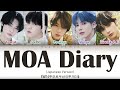 TXT (투모로우바이투게더) - 'MOA Diary (Dubaddu Wari Wari) (Japanese Ver.)' [Kan/Rom/Eng] Color Coded Lyrics