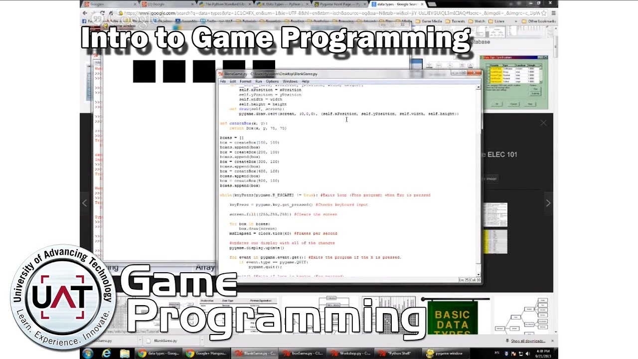 Intro to Game Programming - YouTube
