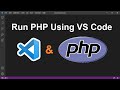 How to run php using visual studio code