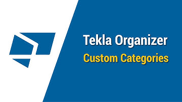 02. Tekla Organizer - Custom Categories