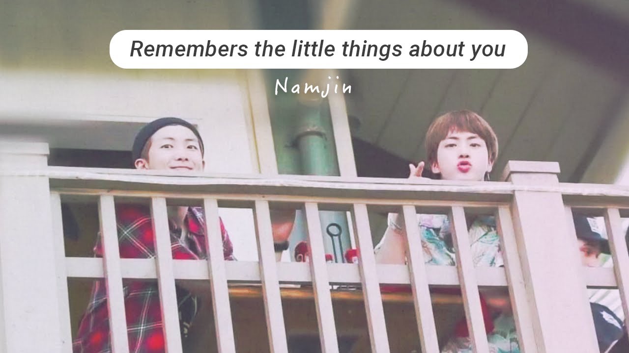 NAMJIN｜Намджун всегда помнит мелочи Сокчин 💭