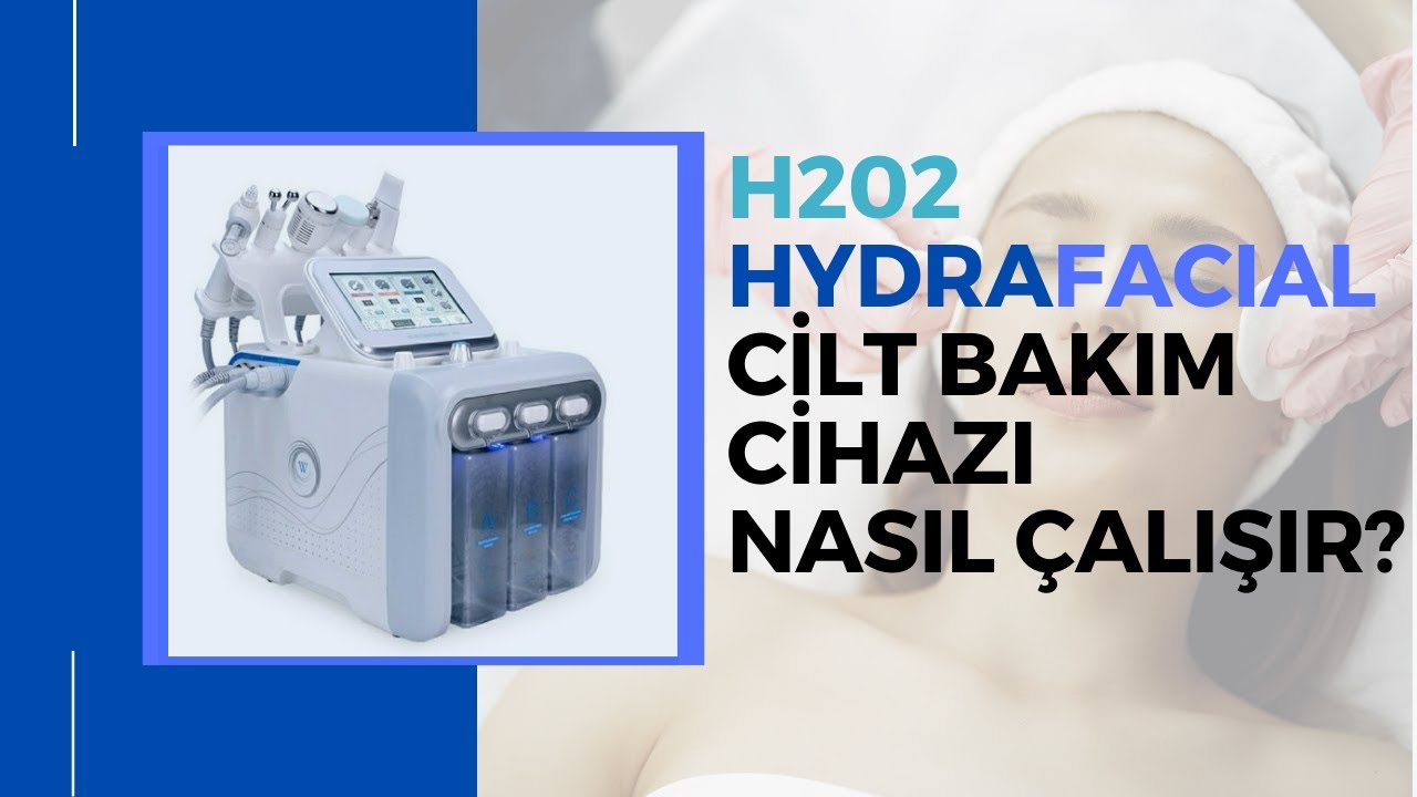 H202 Hydrafacial Cilt Bakım Cihazı