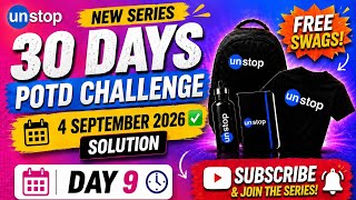 🔥 Unstop POTD Solution | 4 September 2026 | Complete Solution | 30 Days POTD 🔥