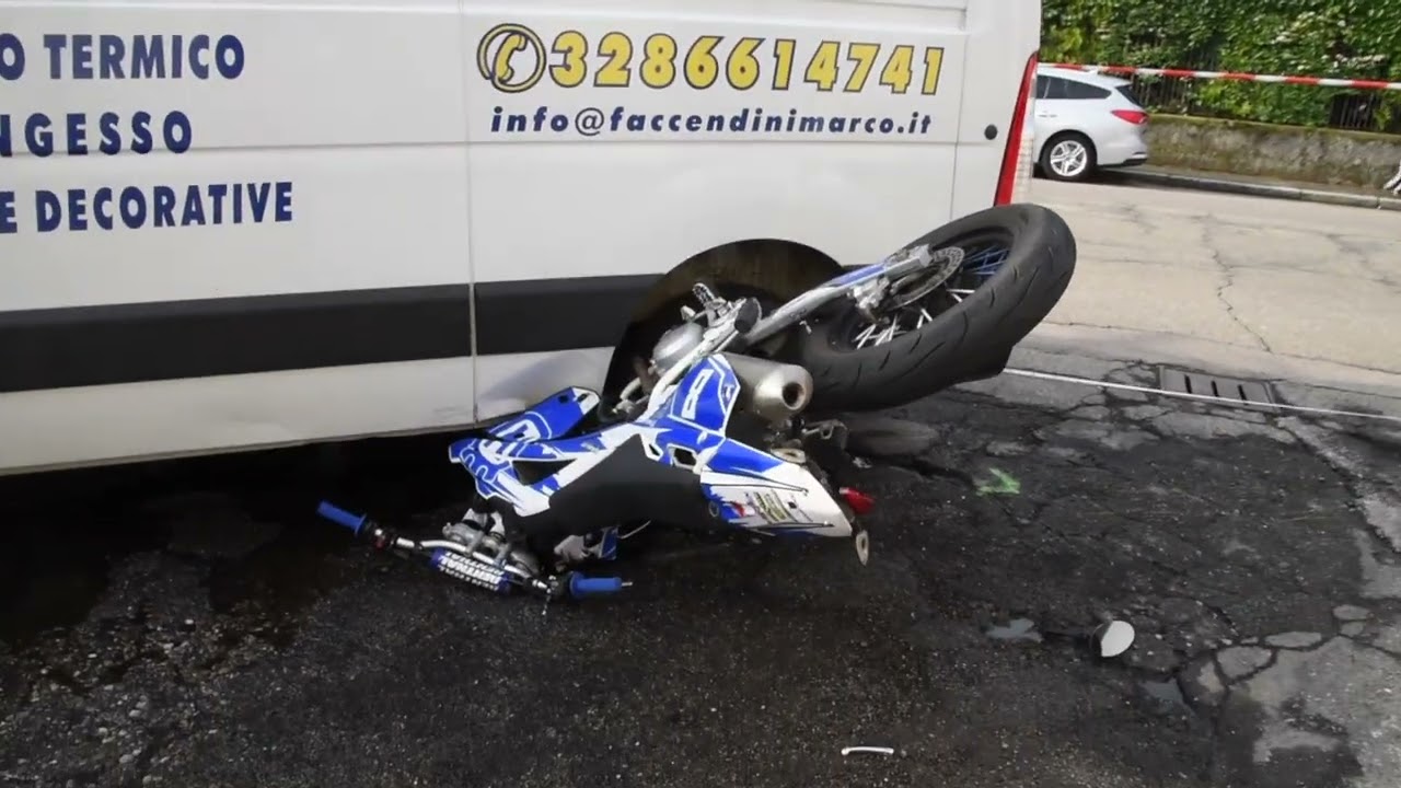 Incidente a Vigevano, in via Varese