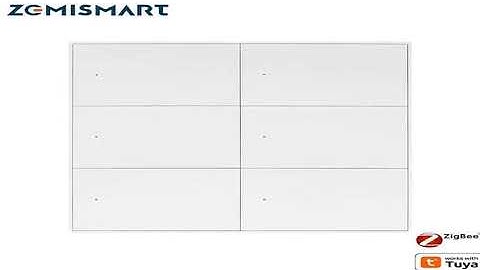A must-have product! Zemismart Zigbee 4 gang Switch Scene Switches 6 Gangs Interruptor Neutral Req