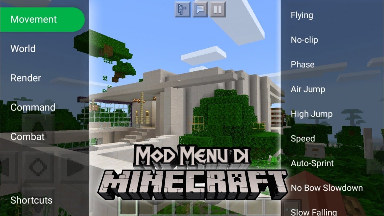 Minecraft, Tapi Ada Cheat Menu nya || Mod Menu Minecraft - Mod ...