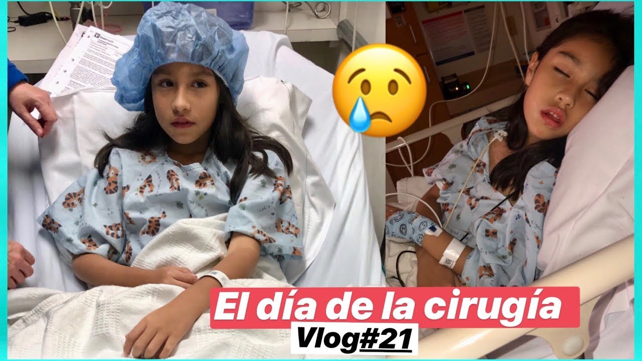 CIRUGÍA DE ADENOIDES y AMÍGDALAS ANTES y DESPUÉS RECUPERACIÓN de NIÑA