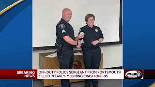 Off-duty police sergeant from Portsmouth killed in early-morning crash on I-95