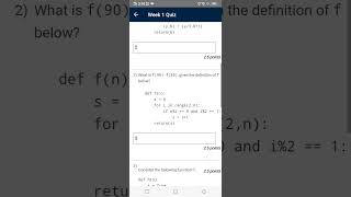 (NPTEL Week 1) Programming, Data structures & algorithms using Python