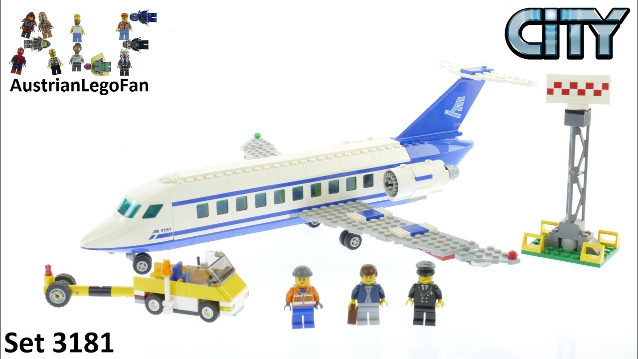 Lego City 3181 Plane Speed - YouTube