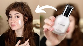 A WHITE FOUNDATION?!? HAUS LABS FOUNDATION 000 | TRICLONE SKIN TECH FOUNDATION FIRST IMPRESSIONS
