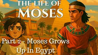 The Life of Moses (Part 2) | Moses Grows Up in Egypt | Animated Bible Story
