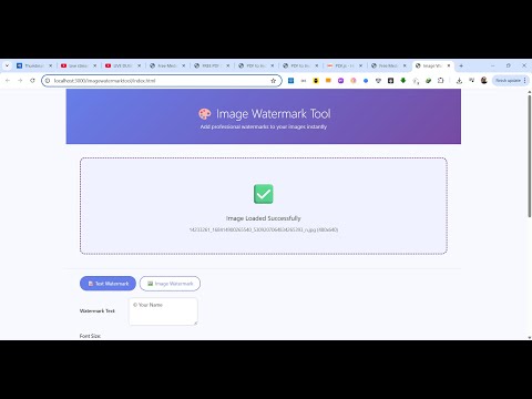 Build a Canva Clone Image Watermark Editor in Browser Using Canvas API in HTML & JavaScript