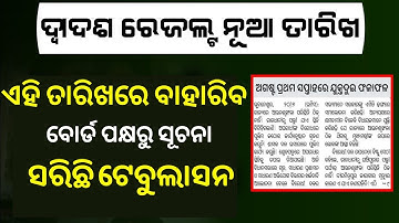 Plus two result final date 2022 | Odisha +2 result news | CHSE result date 2022 | Class 12 result