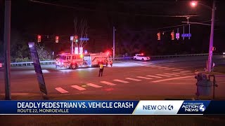 Person struck, killed by vehicle in Monroeville