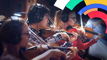 Synchron Prime Strings I - Large Ensembles - The Story of a Wandering Melody