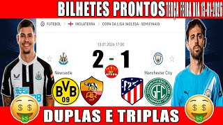 PALPITES DE FUTEBOL PRA HOJE DIA 13 01 2026 TERCA FEIRA