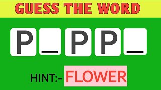Guess the word | Guess the word from missing letters | Word Game | Riddle Hunt screenshot 4
