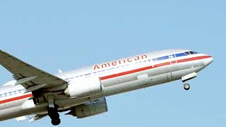 A couple of AA 737's taking off from CLT on AUG 14, 2028 around 9:15 AM.